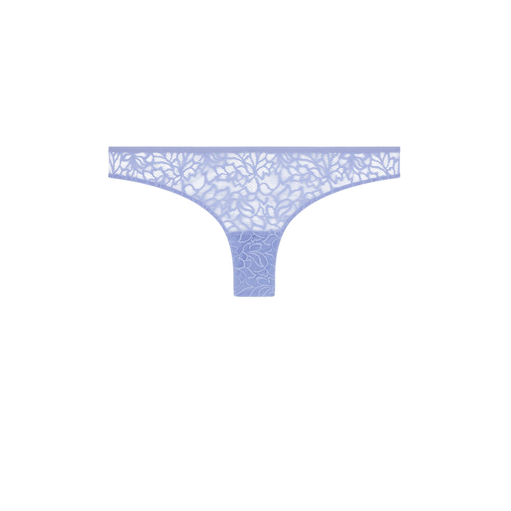 Tanga en dentelle - bleu ciel bleu ciel.