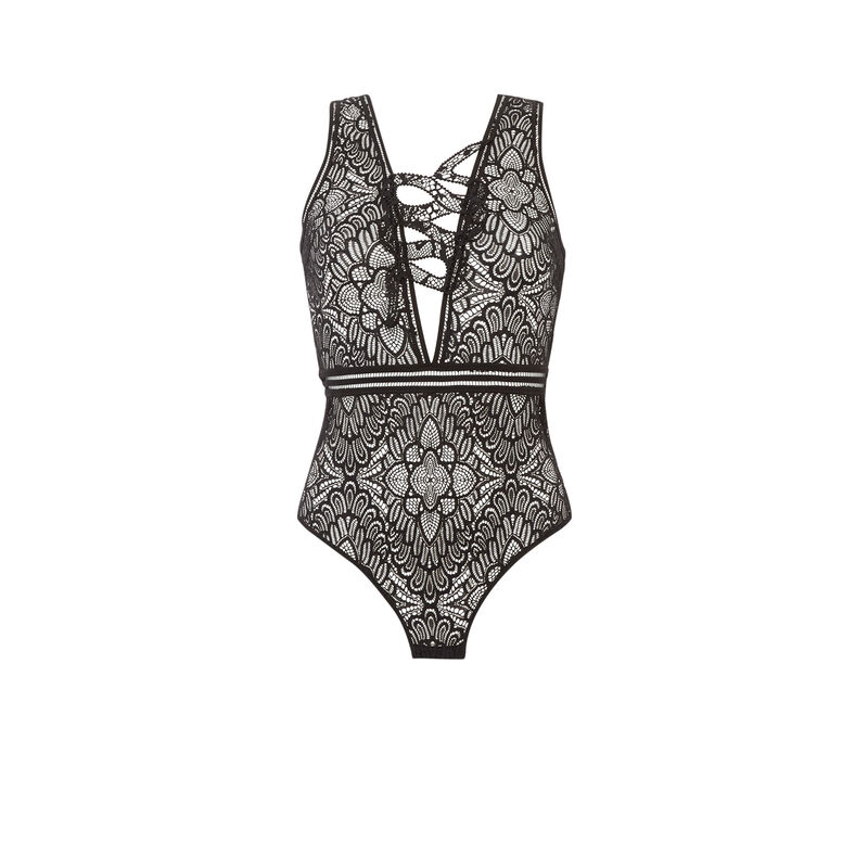 body en dentelle et motif serpent - noir body en dentelle et motif serpent - noir;