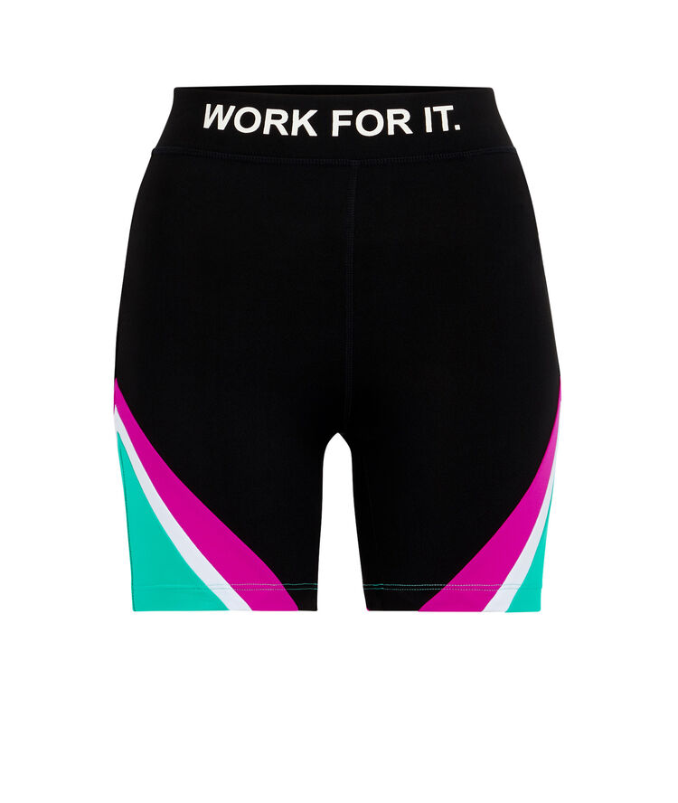 Cycliste sport à bandes wonderwomiz noir.