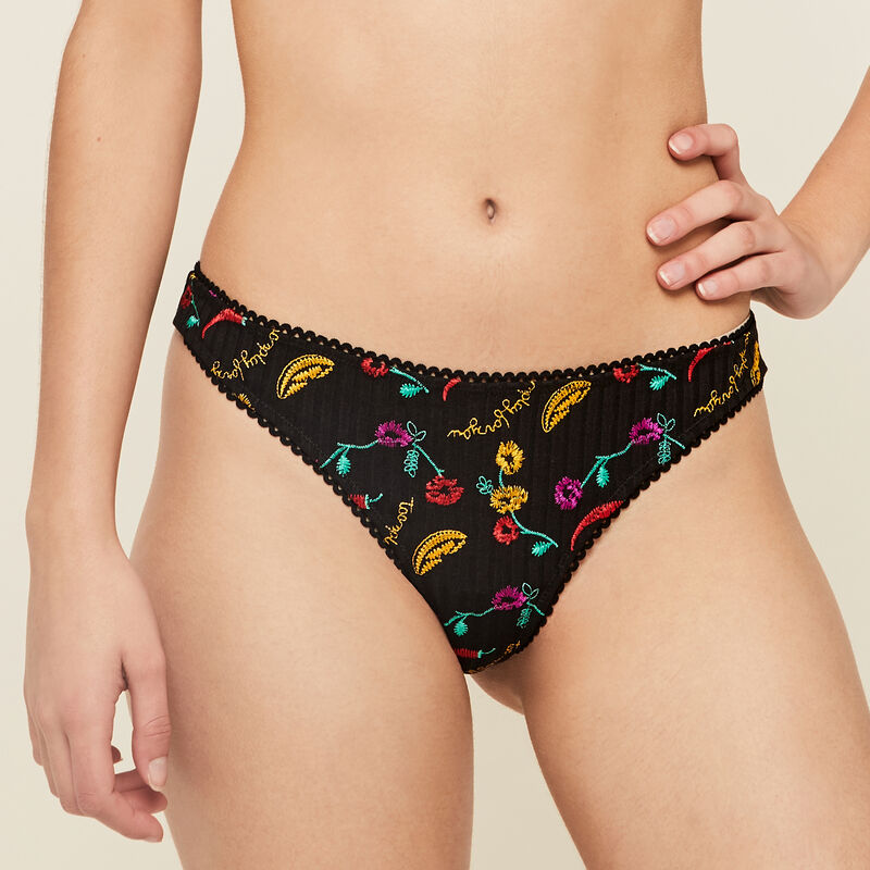 Tanga noir pimentiz Tanga noir pimentiz;