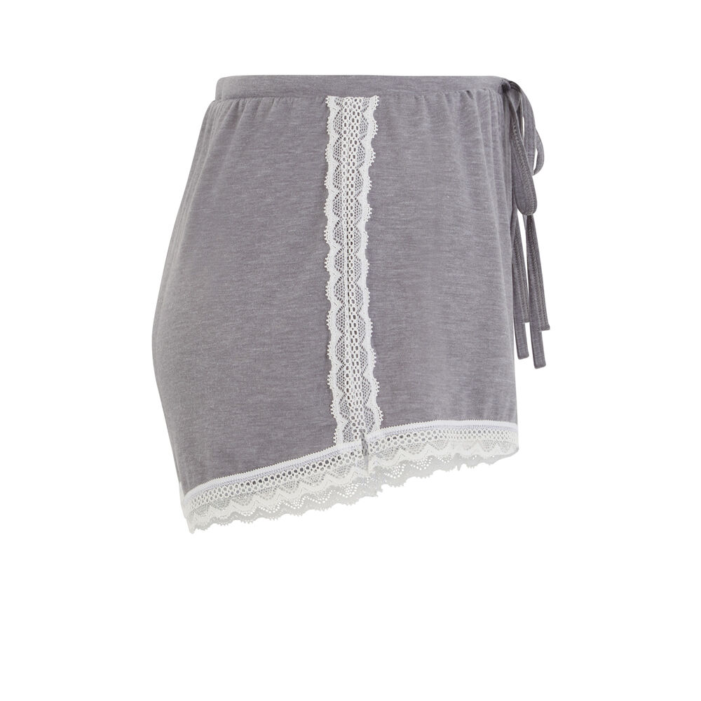 Short sidevitamiz gris.
