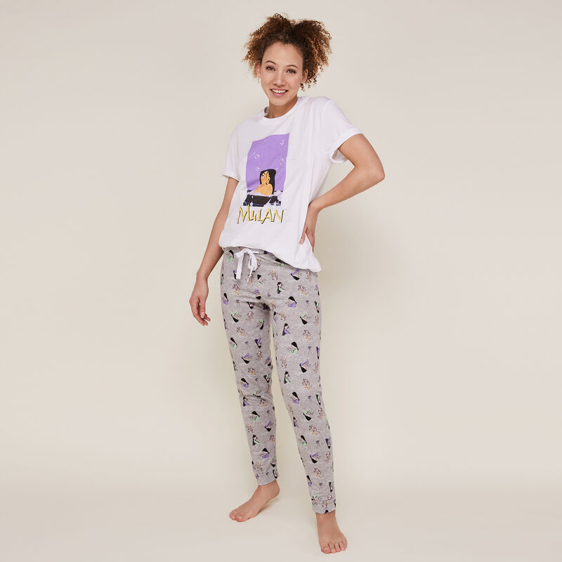 Pantalon imprimé Mulan - gris Pantalon imprimé Mulan - gris;