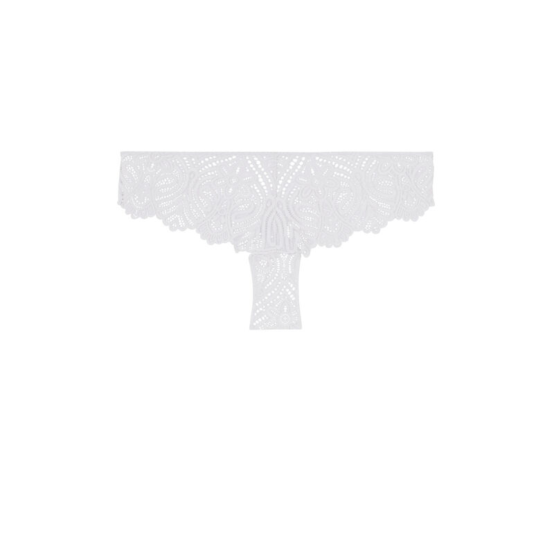 Shorty en dentelle - blanc Shorty en dentelle - blanc ;