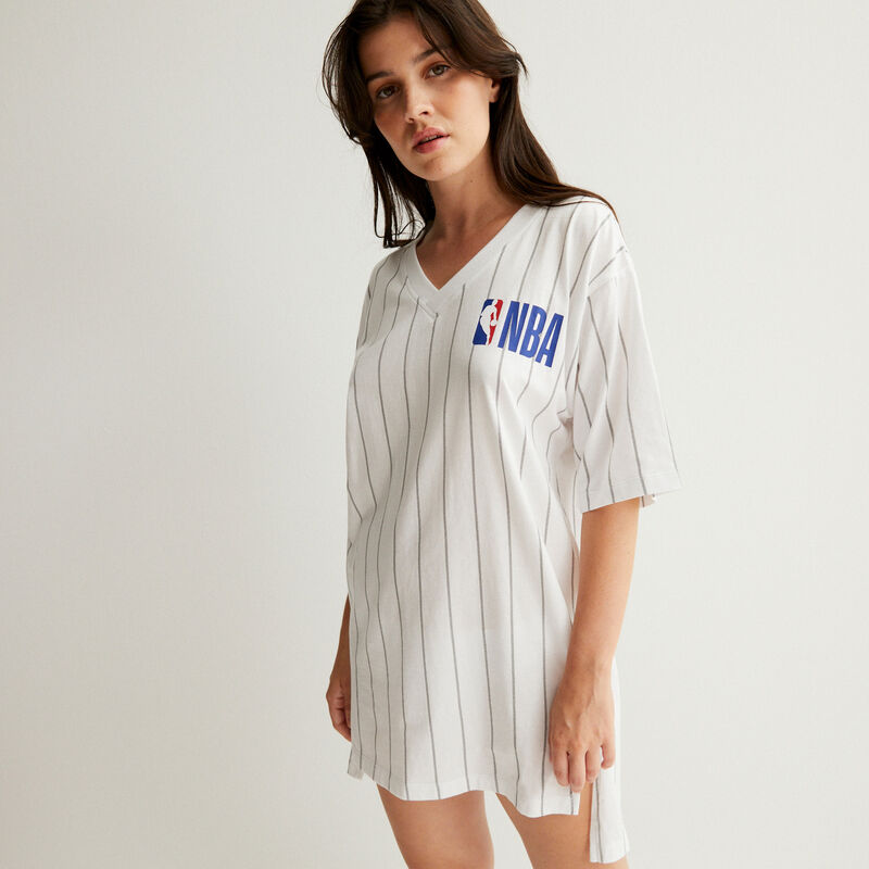 tunique col v team nba - blanc tunique col v team nba - blanc;