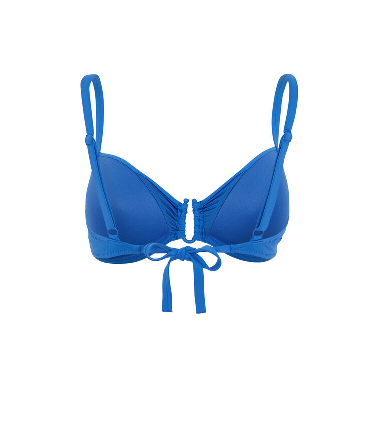 Haut de maillot de bain push-up - bleu bleu.