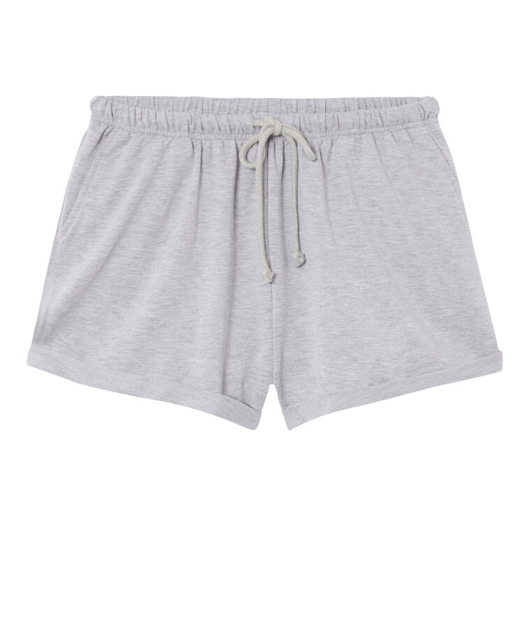 Short uni en molleton - gris gris.