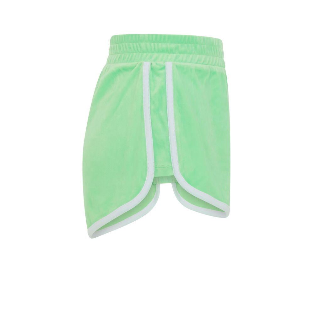 Short uni en velours - vert pomme vert pomme.