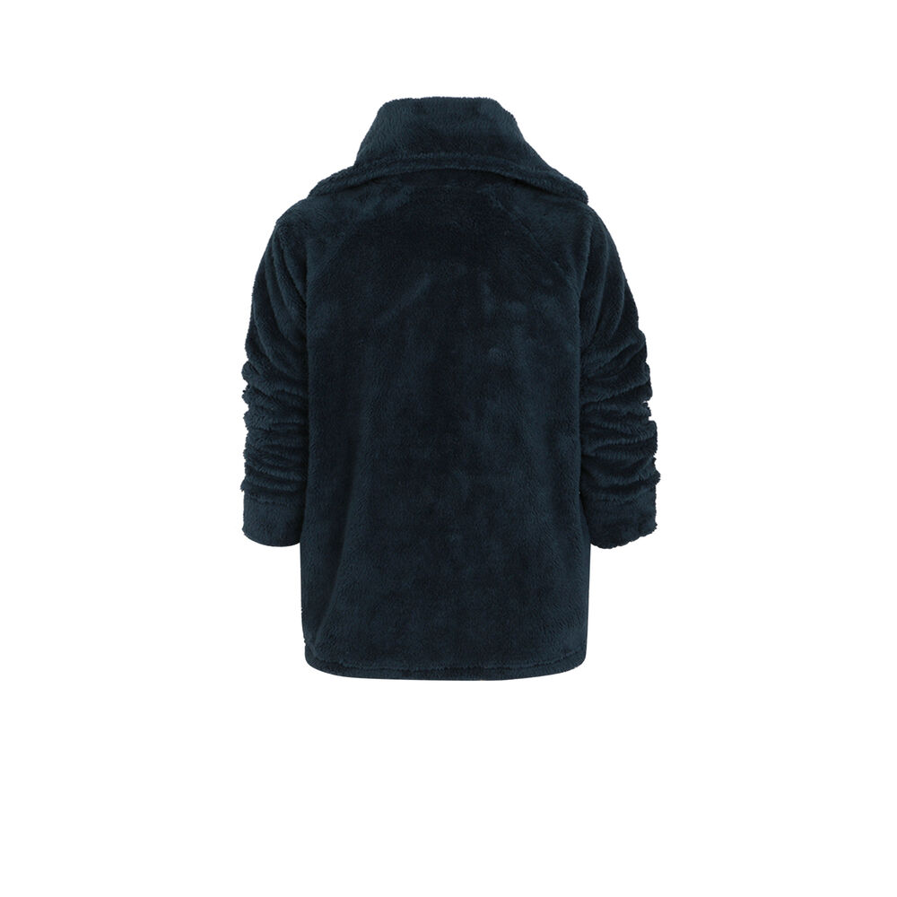 Veste polaire zippée - bleu bleu.