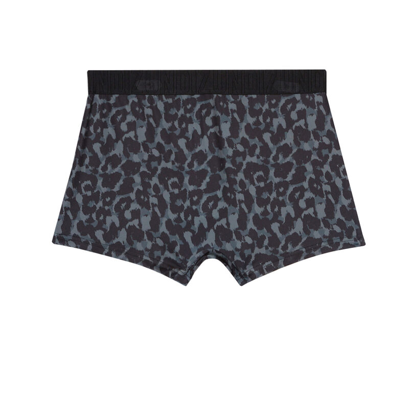 boxer à imprimé léopard - noir boxer à imprimé léopard - noir;