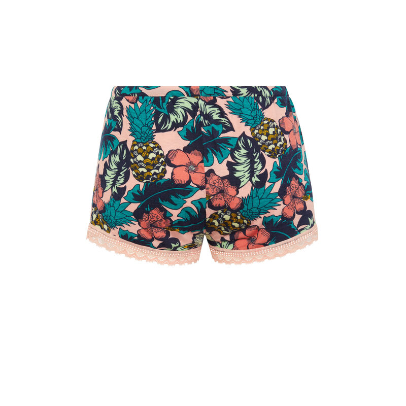 Short imprimé fleuri - saumon Short imprimé fleuri - saumon;