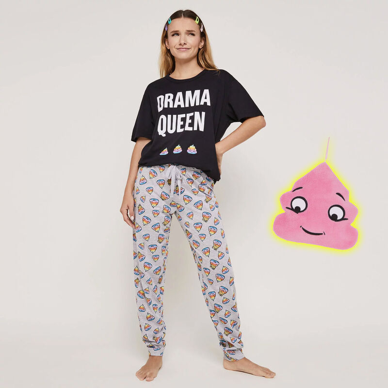 Set pyjama top + pantalon à imprimé intereinchieusiz Set pyjama top + pantalon à imprimé intereinchieusiz;