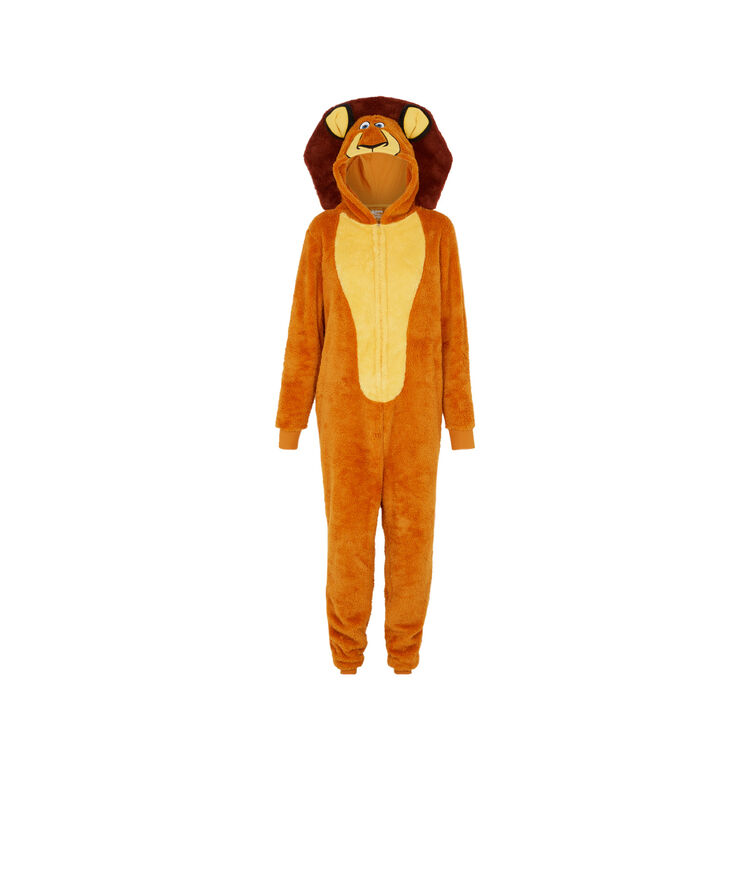 Combi polaire à capuche alexiz camel.