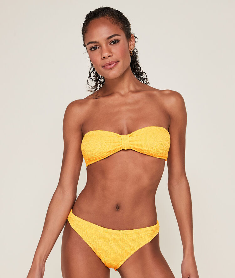 Haut de maillot de bain bandeau fullmooniz rouge.