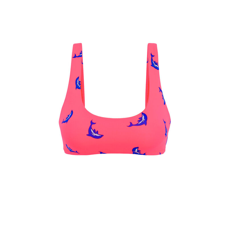 Haut de maillot de bain rose fluo flipperiz Haut de maillot de bain rose fluo flipperiz;