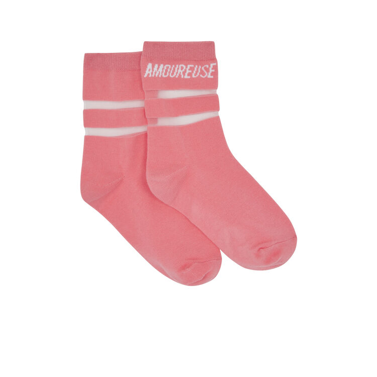 Chaussettes roses amoureusiz Chaussettes roses amoureusiz;
