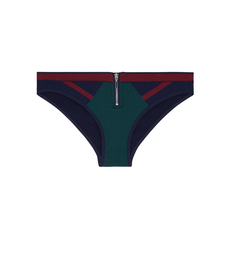 Culotte à zip seamlessliz bleu marine.
