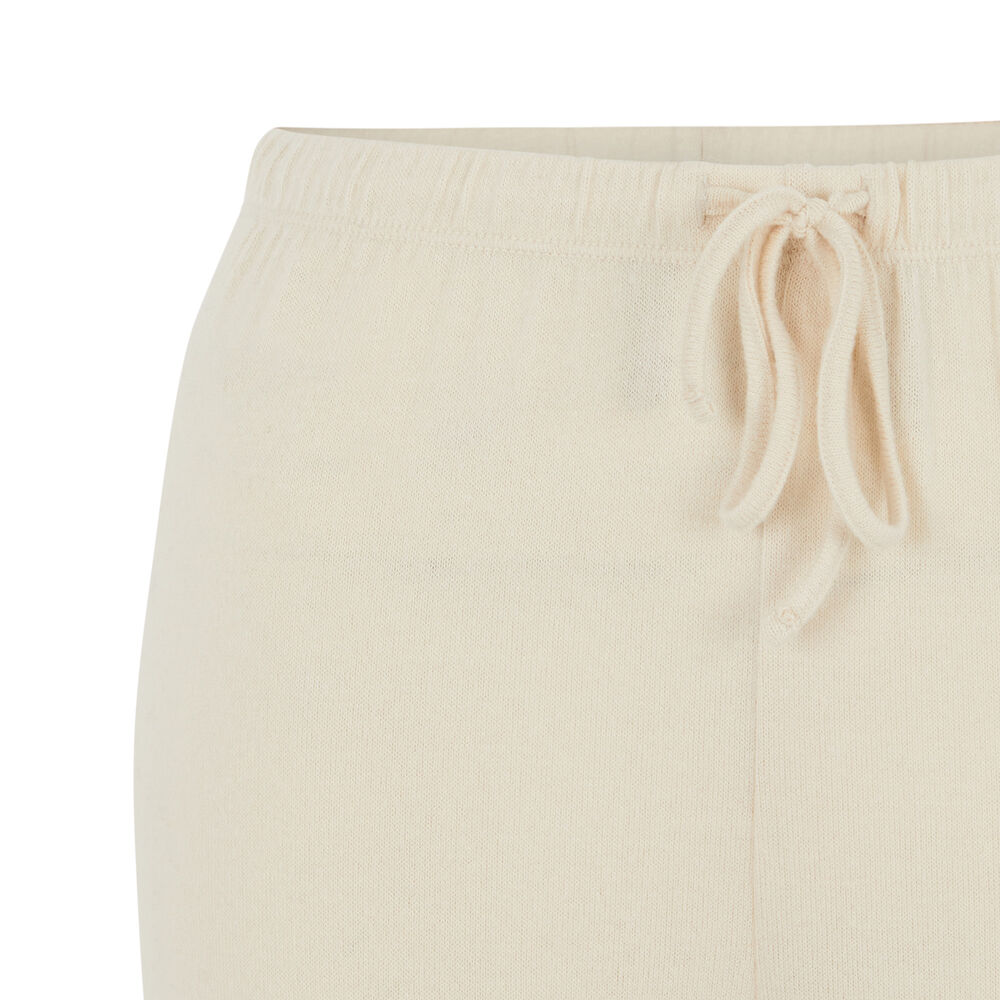 Pantalon en maille - blanc cassé ecru.