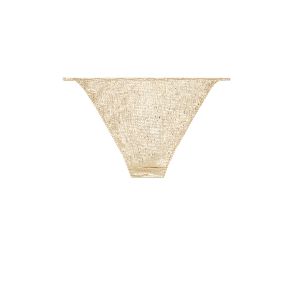 Bas de maillot scintillant - doré doré.