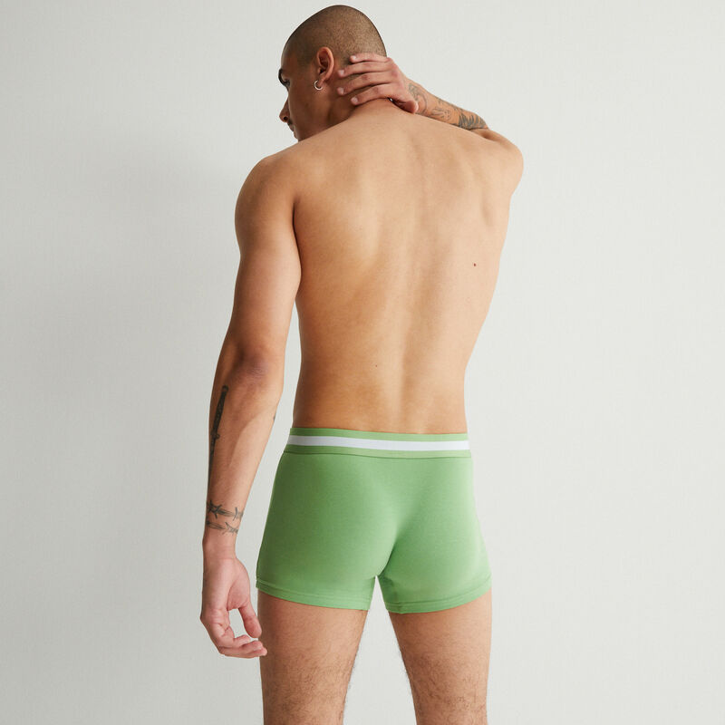 boxer uni en coton - vert boxer uni en coton - vert;