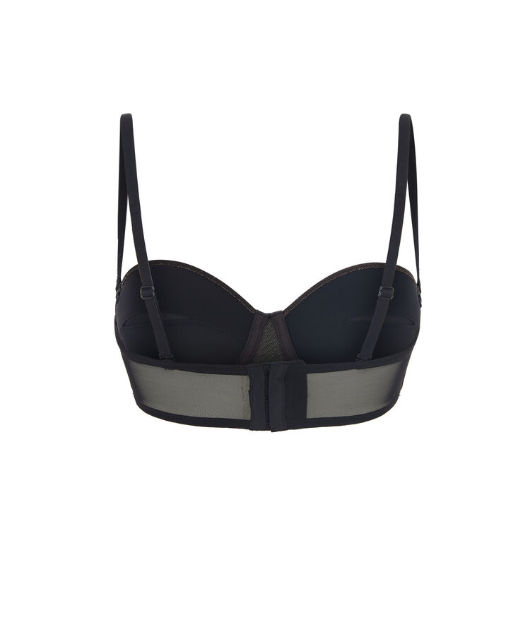 Soutien-gorge bustier ampliforme brillant partiz braiz marron.