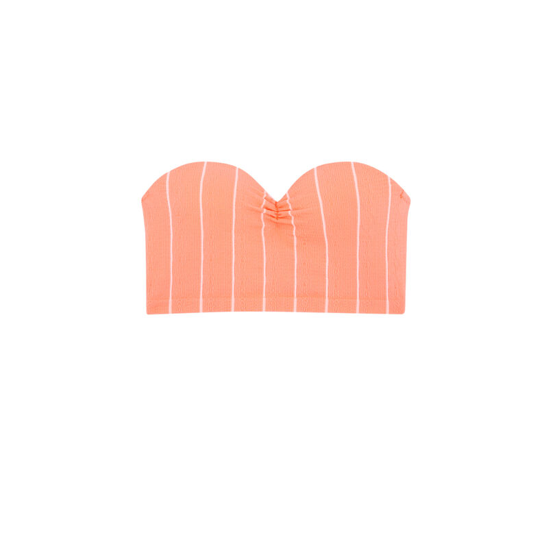 Soutien-gorge push-up bandeau - corail Soutien-gorge push-up bandeau - corail;