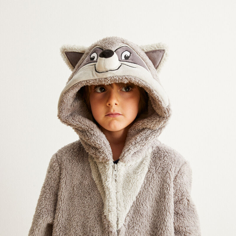 combinaison polaire Meeko kid - gris combinaison polaire Meeko kid - gris ;