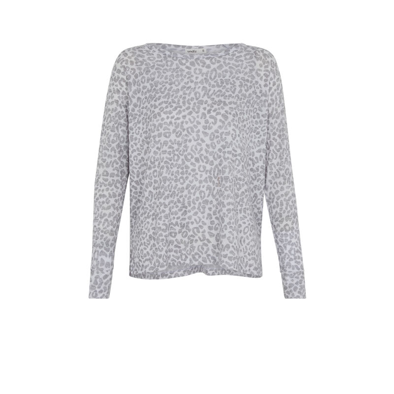 top imprimé léopard - blanc top imprimé léopard - blanc ;
