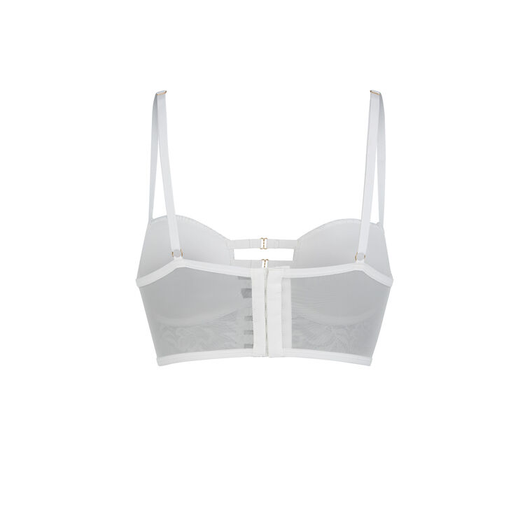 Soutien-gorge bustier ampli blanc urbaniz Soutien-gorge bustier ampli blanc urbaniz;