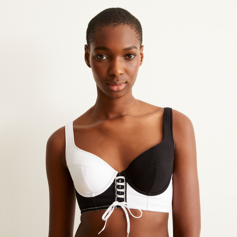 soutien-gorge ampliforme effet bicolore - noir soutien-gorge ampliforme effet bicolore - noir;