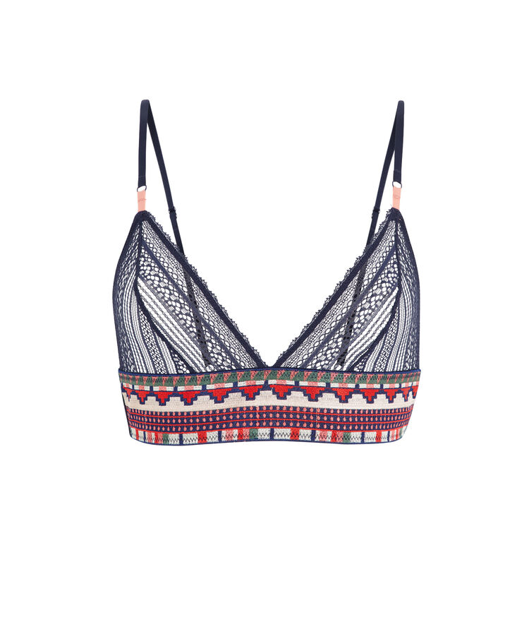 Soutien-gorge triangle bleu marine valliz bleu marine.