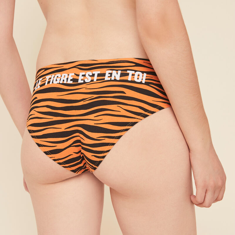 Shorty en coton print tigre frostigriz Shorty en coton print tigre frostigriz;