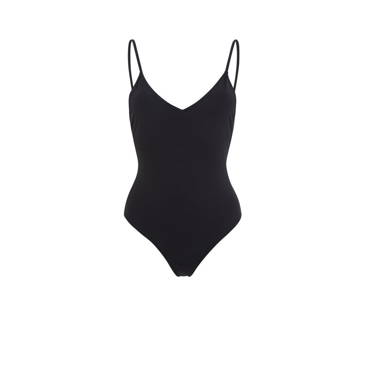 Maillot de bain une pièce noir pachucaniz noir.