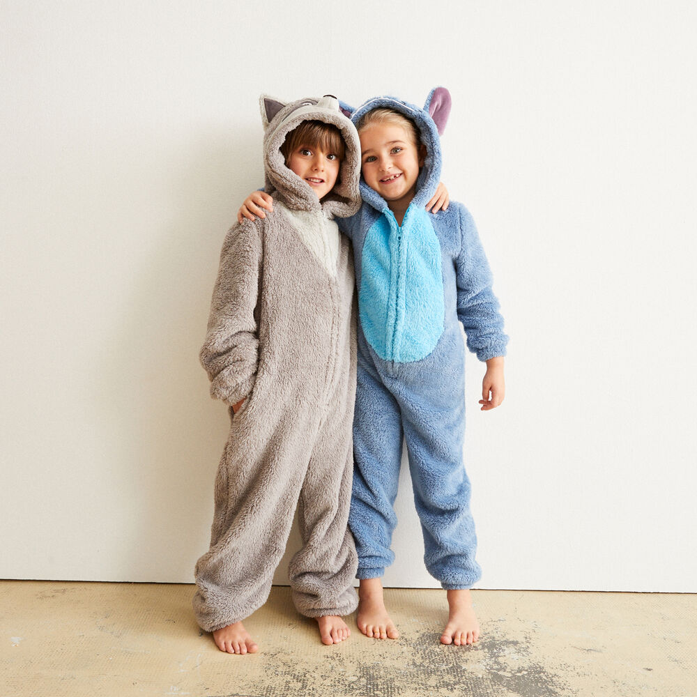 Combinaison kid stitch - bleu bleu.