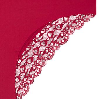 Shorty en micro shomiz bordeaux.