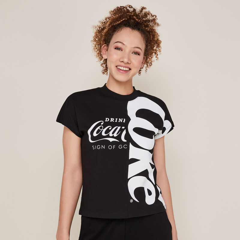 Top manches courtes coca-cola - noir Top manches courtes coca-cola - noir;