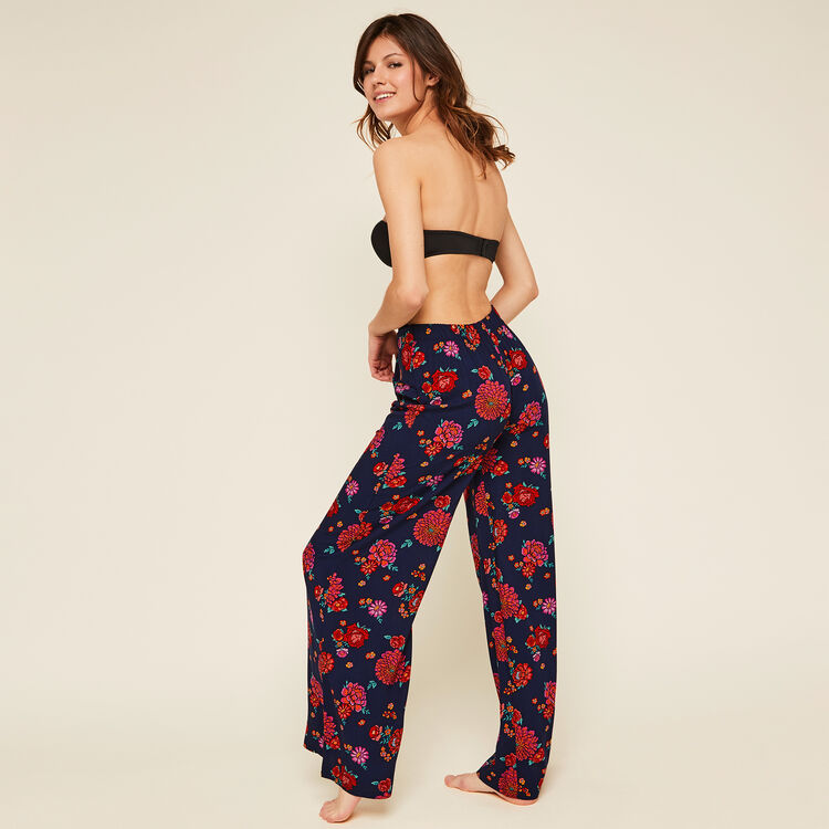 Pantalon bleu marine fleurpantiz Pantalon bleu marine fleurpantiz;