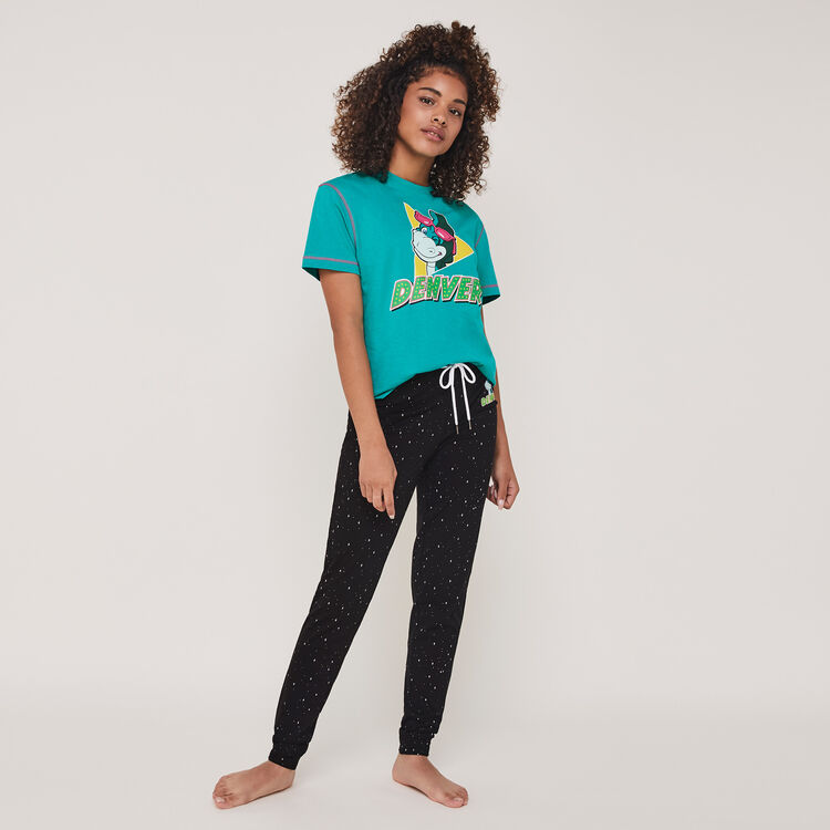 Pantalon en jersey print Denver denveriz Pantalon en jersey print Denver denveriz;