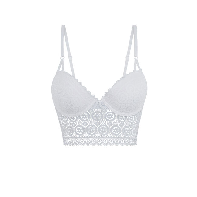 Soutien-gorge bustier ampli blanc topizlaciz Soutien-gorge bustier ampli blanc topizlaciz;