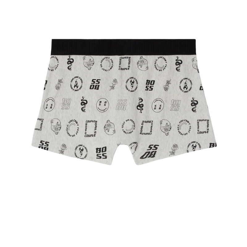 boxer à motifs boss - gris boxer à motifs boss - gris;