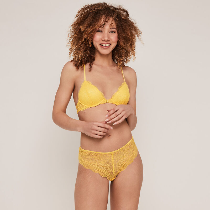 Soutien-gorge ampli triangle everydayiz - jaune Soutien-gorge ampli triangle everydayiz - jaune;