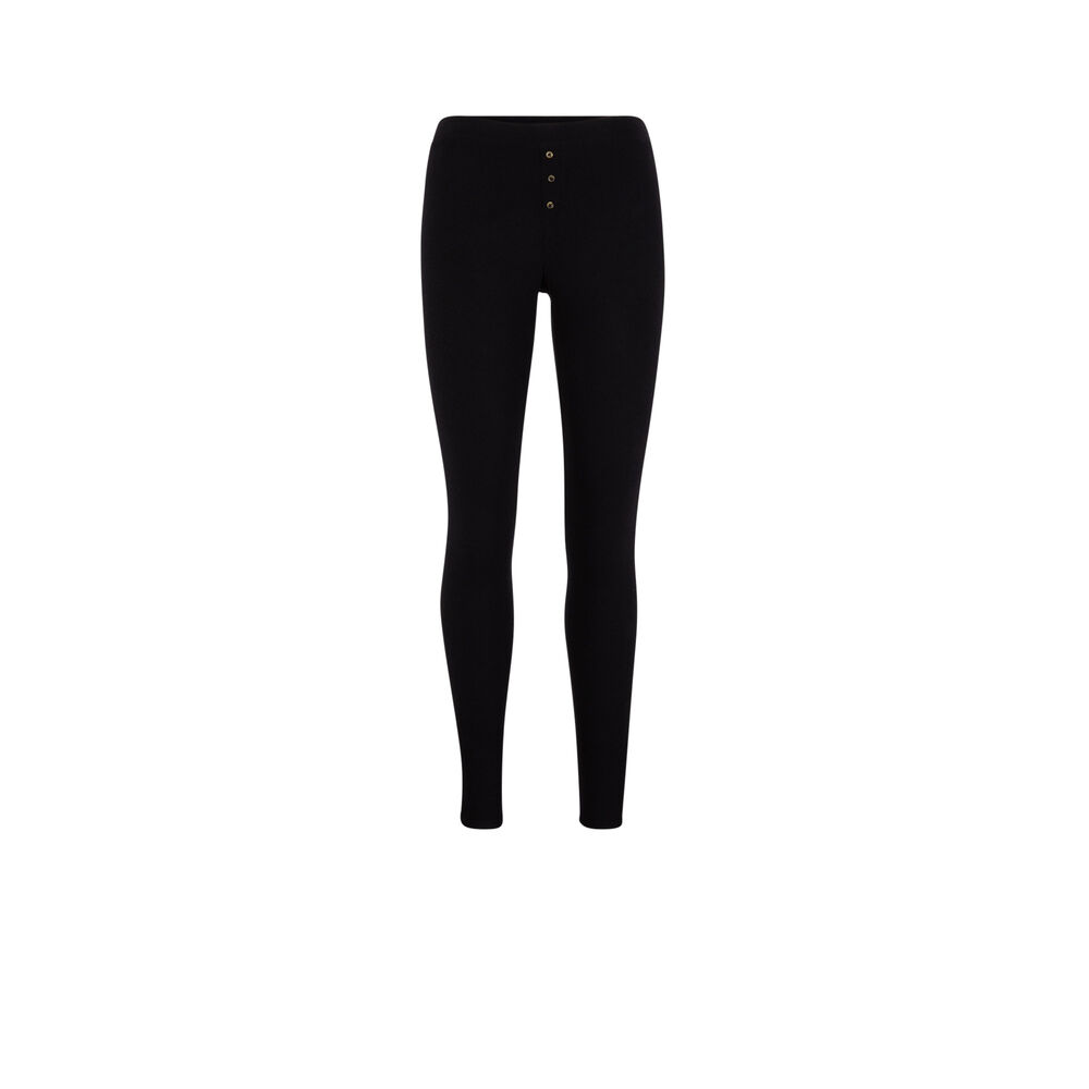 Legging uni - noir noir.