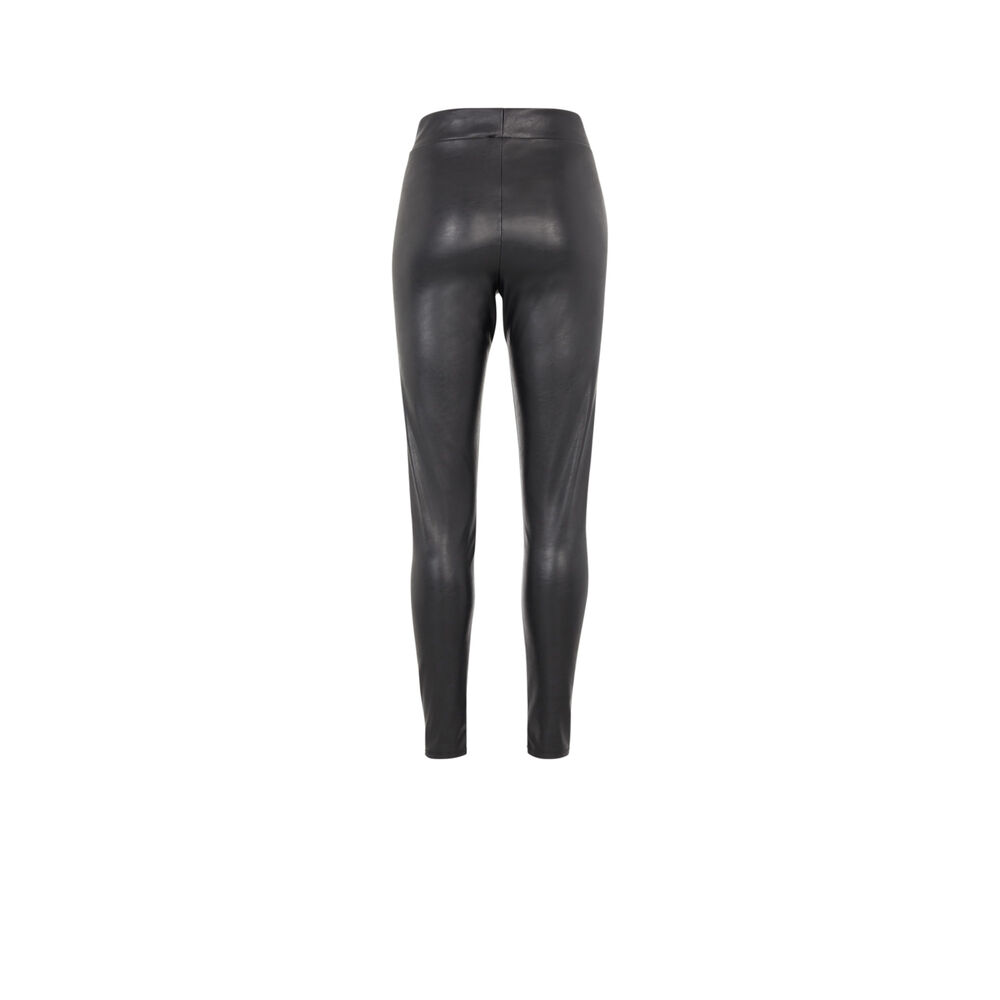 Legging similicuir - noir noir.
