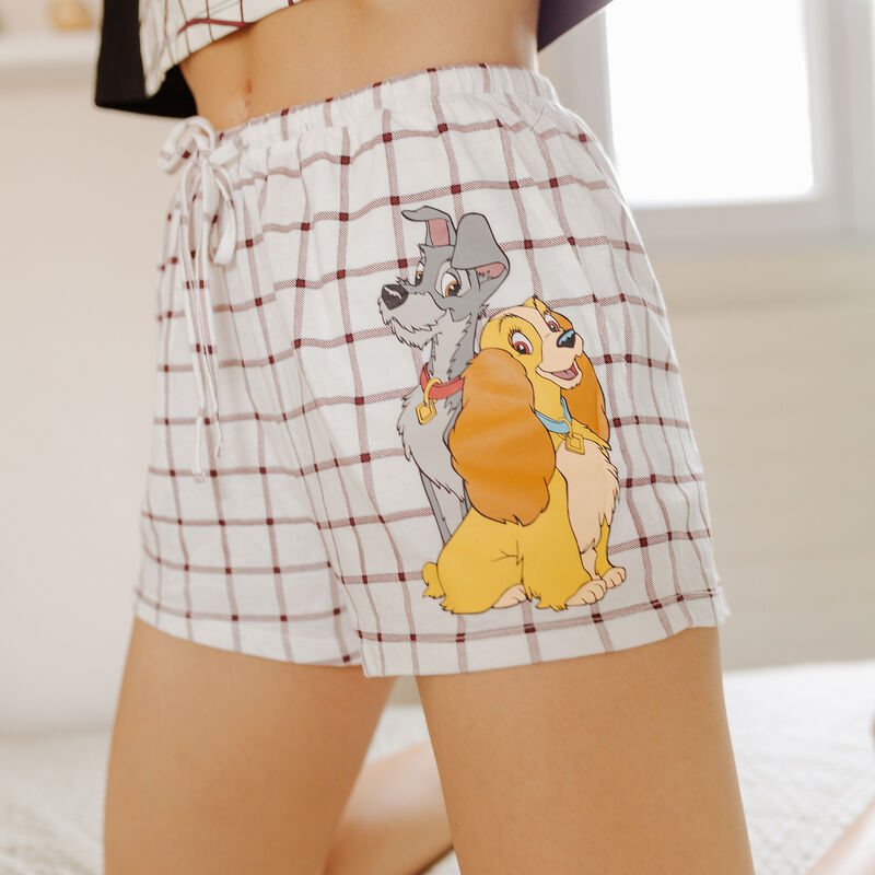 Short La Belle et le Clochard - blanc Short La Belle et le Clochard - blanc;