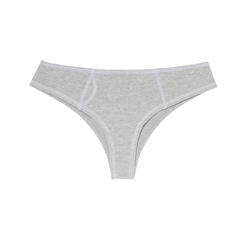 shorty coton coutures blanches apparentes - gris shorty coton coutures blanches apparentes - gris;
