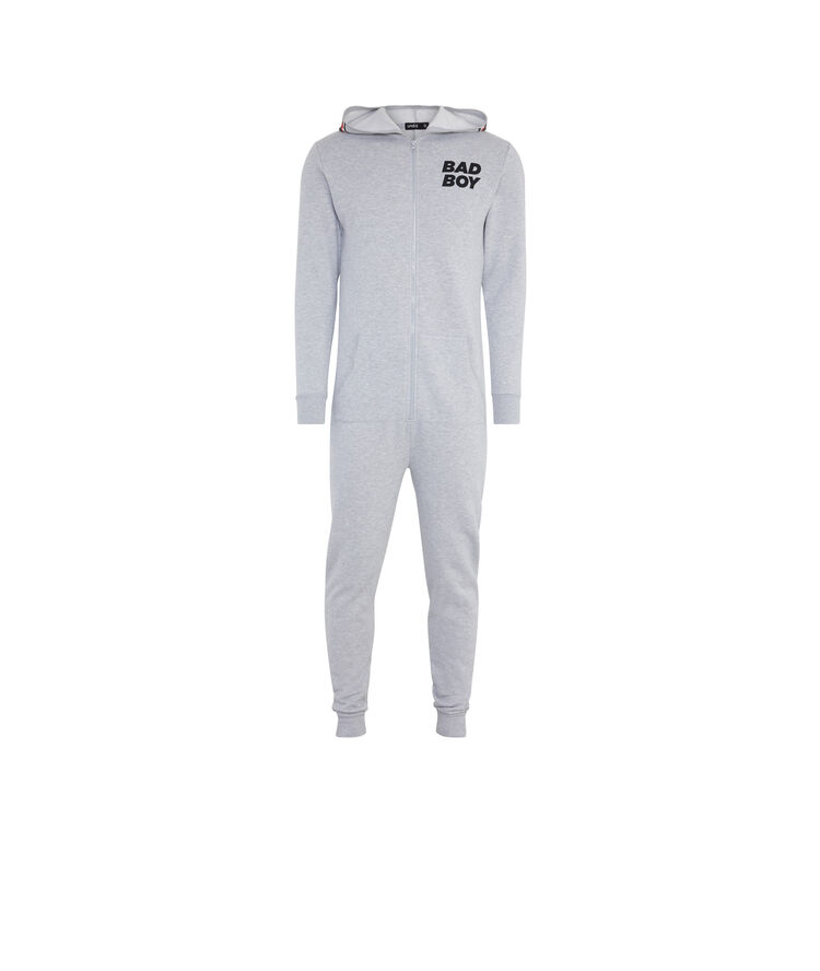 Combinaison à zip print requin combiz gris.