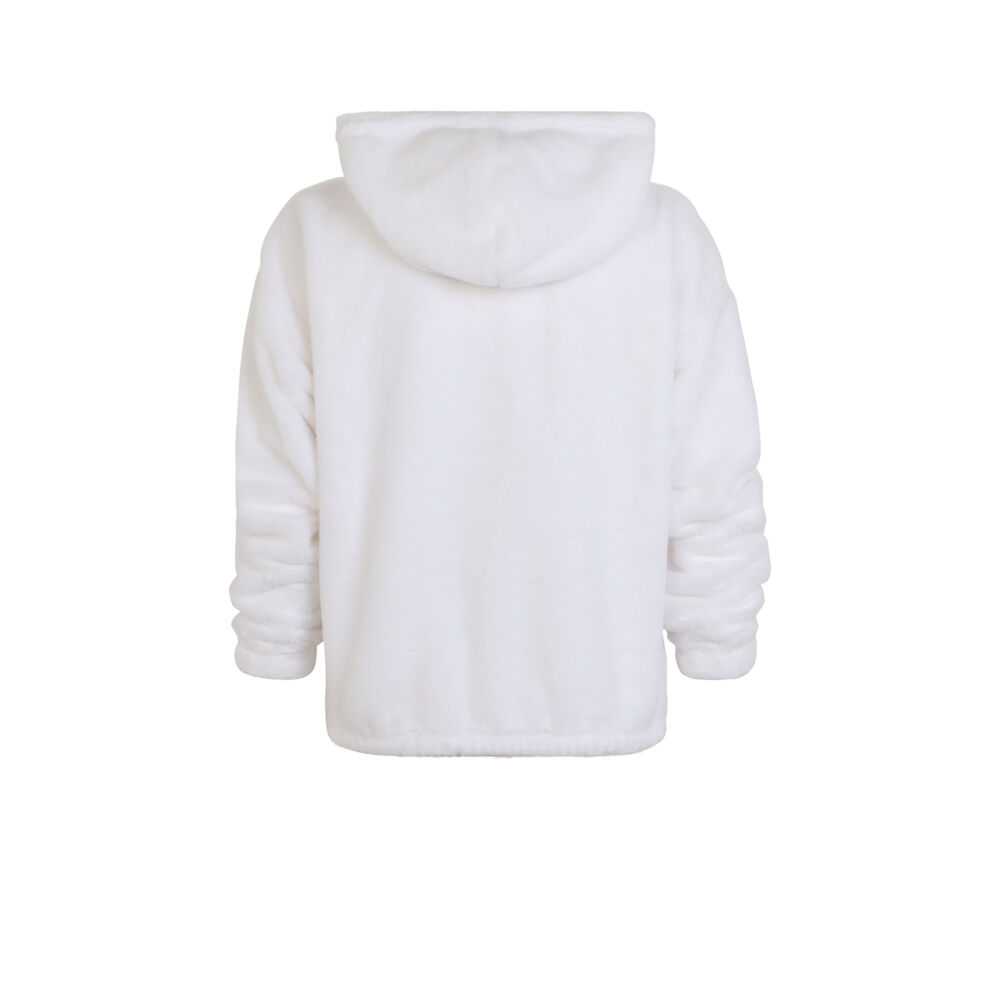 Sweat polaire hedwige - blanc blanc.