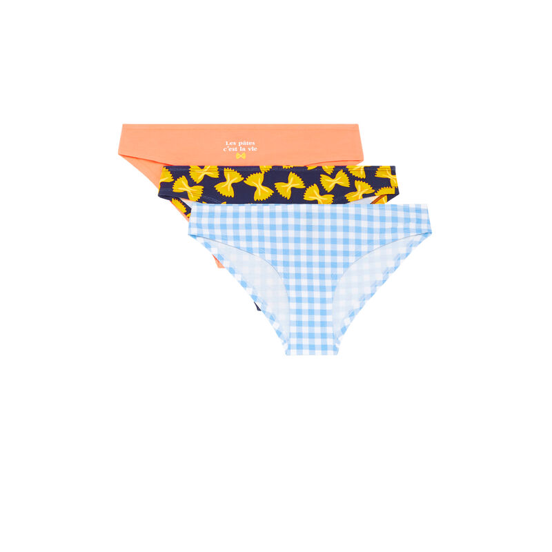 Lot de culottes en coton - saumon Lot de culottes en coton - saumon;