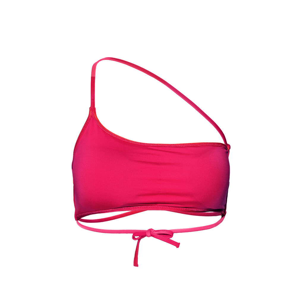 Haut de maillot de bain brassière dégradé sunset - rose rose.