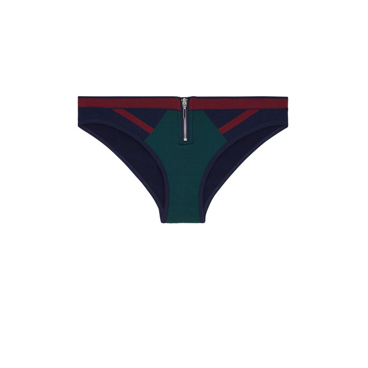 Culotte à zip seamlessliz bleu marine.