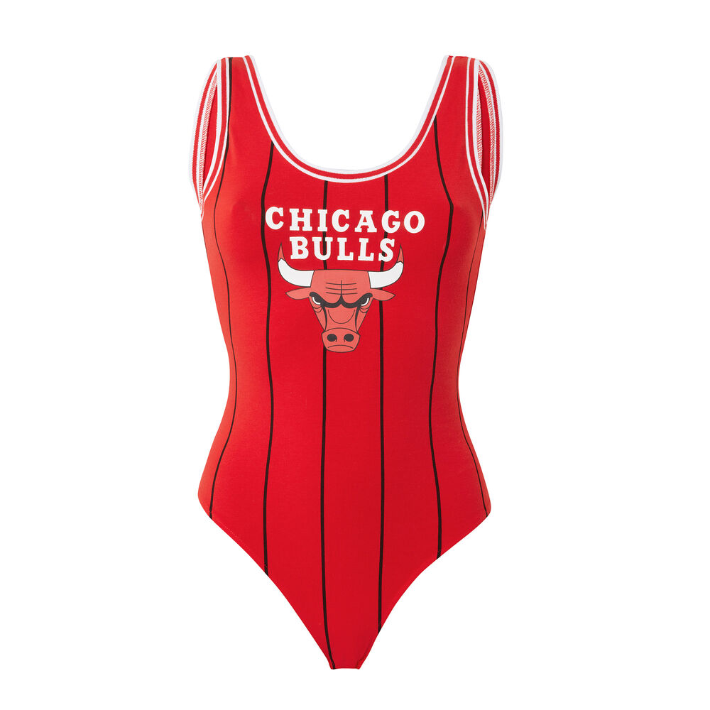 Body rayé chicago bulls - rouge rouge.